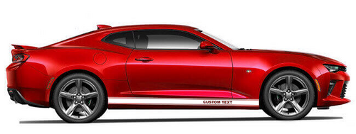 Pegatinas de vinilo con franjas personalizadas para paneles laterales para Chevrolet Camaro 2016-2024