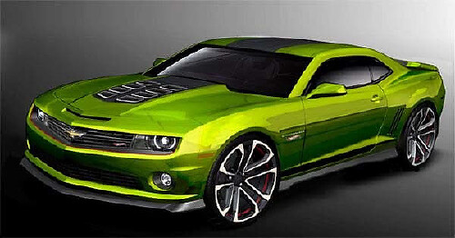 2010 y posteriores Chevrolet Camaro Hot Wheels Style Rally Stripe Kit con apagones de fascia delantera y trasera
