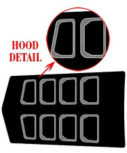 2010 y posteriores Chevrolet Camaro Hot Wheels Style Rally Stripe Kit con apagones de fascia delantera y trasera
 3