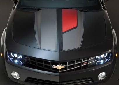 2010 y posteriores Chevrolet Camaro 45 aniversario estilo Rally Stripe Kit calcomanías de vinilo pegatinas
