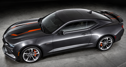 50th Anniversary Style Center Accent Stripe Kit — Adhesivo de vinilo (capó, maletero) para Chevrolet Camaro 2010-2024