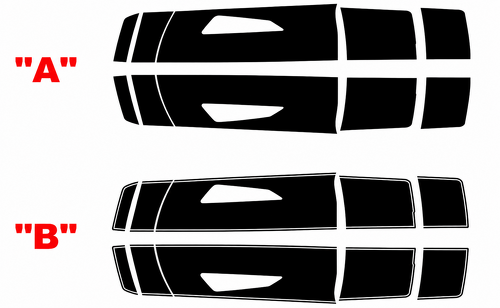 Factory Style Twin Rally Stripe Kit — Adhesivo de vinilo (capó, maletero, alerón trasero) para Chevrolet Camaro SS 2016-2024