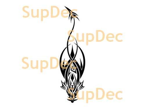 Dragón vinilo arte pared ventana baño pegatina calcomanía #25
