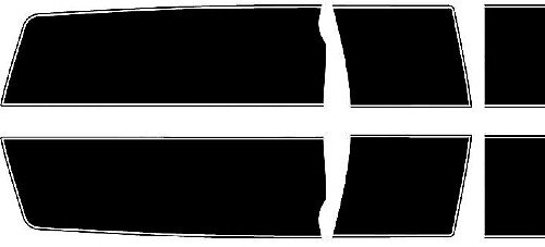 2010 Chevrolet Camaro estilo Bumble Bee, kit de rayas de rally de longitud extendida pegatinas de vinilo
