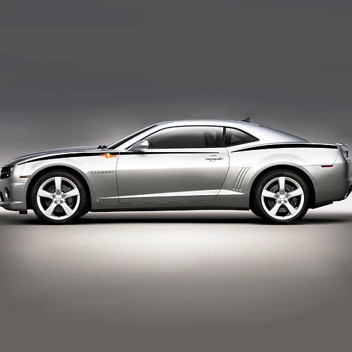 2010 - 2015 Chevrolet Camaro Rayas de Acento Superiores para el Guardabarros Vinilo Calcomanías Pegatinas
