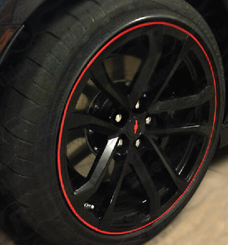 Kit de Pegatinas de Vinilo para Llantas de 19" y 20" para Chevrolet Camaro 2010+