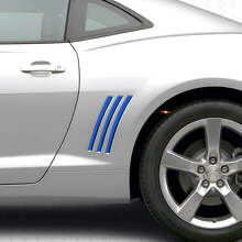 Kit de calcomanías de vinilo con franjas blackout para panel trasero lateral para Chevrolet Camaro 2010-2015_2