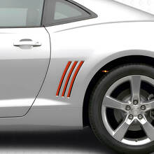 Kit de calcomanías de vinilo con franjas blackout para panel trasero lateral para Chevrolet Camaro 2010-2015_4