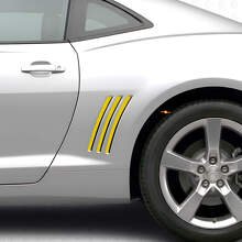 Kit de calcomanías de vinilo con franjas blackout para panel trasero lateral para Chevrolet Camaro 2010-2015_5