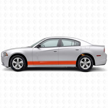 Par 2011 - 2014 Charger Rocker Panel Stripe Kits Vinilo Calcomanías Pegatinas_4