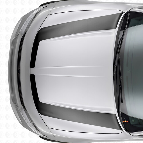 Calcomanía de vinilo para capó con franjas de acento para Dodge Charger 2015-2026
