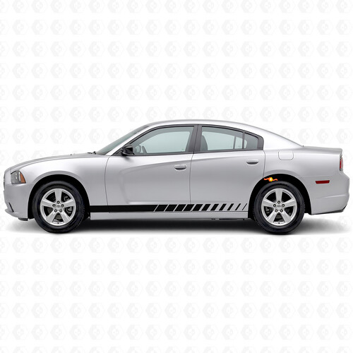 Calcomanía de vinilo lateral estilo estroboscópico para Dodge Charger 2011-2014