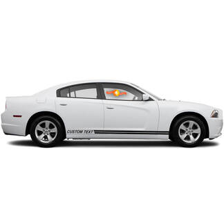 2011 - 2014 Charger Rally Style Rocker Panel Stripe Kits