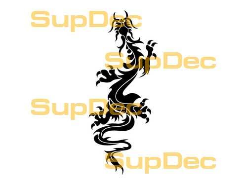 Dragón vinilo arte pared ventana baño pegatina calcomanía #31
