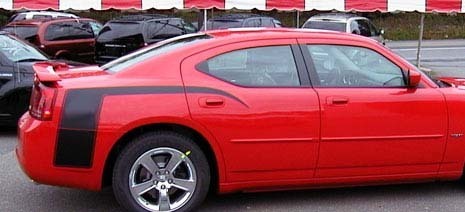 Kit de pegatinas de vinilo con rayas en estilo garra para panel lateral del Dodge Charger 2006-2010