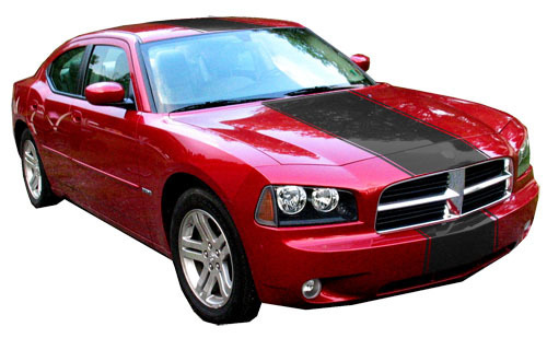 2006-2010 Charger Super Rally Stripe Kit calcomanías de vinilo pegatinas 1