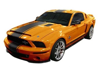 2005 y 2020 Ford Mustang Super Snake Style Rally Stripe Kit Calcomanías de vinilo Pegatinas 1