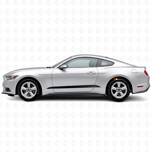 Kit de calcomanías de vinilo de franjas de acento para la parte baja lateral para Musclecar Musclecarmodel 2015-2020