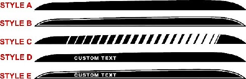 2015 y hasta Ford Mustang lado inferior Accent Stripe Kits calcomanías de vinilo pegatinas