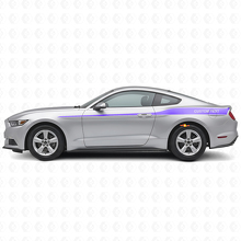 Vinilo Decorado con Rayas Laterales Personalizadas para Musclecar Mustang 2015-20_2