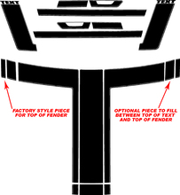 2013 Ford Mustang BOSS Hood & Stripe Kit calcomanías de vinilo pegatinas 3