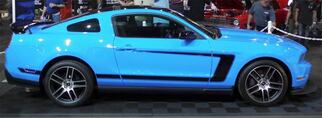 2012 Mustang Factory Style BOSS 302 Style Side Stripes Calcomanías de vinilo Pegatinas