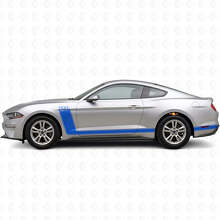 Kit de calcomanías de vinilo personalizadas con franjas laterales contorno de 300 CV para Musclecar Musclecarmodel 2010-20_2