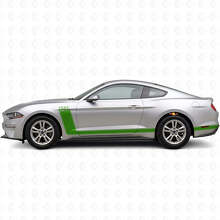 Kit de calcomanías de vinilo personalizadas con franjas laterales contorno de 300 CV para Musclecar Musclecarmodel 2010-20_3