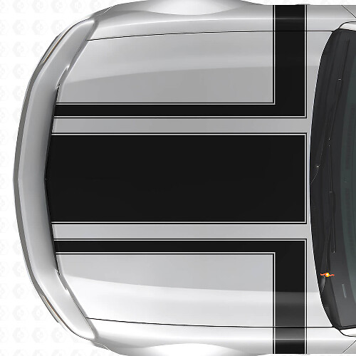 Kit de Vinilos Decorativos para Capó y Rayas Laterales para Musclecar Musclecarmodel 2005-2009