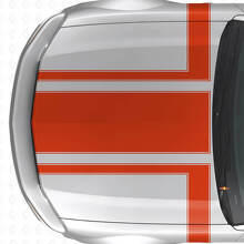 Kit de Vinilos Decorativos para Capó y Rayas Laterales para Musclecar Musclecarmodel 2005-2009_4