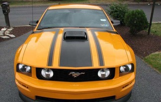 2005-2020 en adelante Ford Mustang BOSS Hood & Stripe Kit con Blackout para maletero incluido