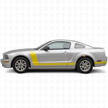 Calcomanías laterales de vinilo de 300 C.V. y texto personalizado para Musclecar Musclecarmodel 2005-09_5