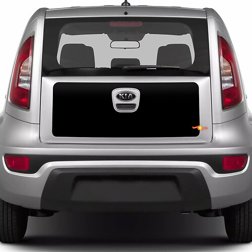 Calcomanía de vinilo para maletero trasero para Kia Soul
