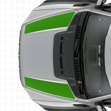 Calcomanías de Vinilo con Doble Raya en el Capó para Camioneta Musclecar 2015-2020_3