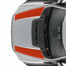 Calcomanías de Vinilo con Doble Raya en el Capó para Camioneta Musclecar 2015-2020_4