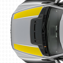 Calcomanías de Vinilo con Doble Raya en el Capó para Camioneta Musclecar 2015-2020_5