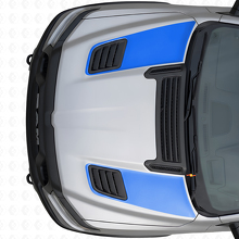 Conjunto de Pegatinas Vinilo de Rayas en las Ventilas del Capó Doble para Dodge Ram Sport 2019+_2