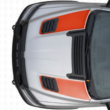 Conjunto de Pegatinas Vinilo de Rayas en las Ventilas del Capó Doble para Dodge Ram Sport 2019+_4