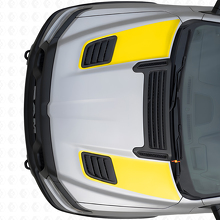 Conjunto de Pegatinas Vinilo de Rayas en las Ventilas del Capó Doble para Dodge Ram Sport 2019+_5