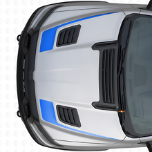 Juego de Vinilos para Capó Estilo Palo de Hockey para Dodge Ram Sport 2019+_2