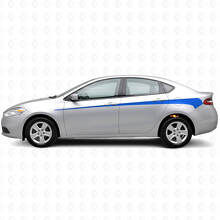 Kit de Vinilo de Franjas Laterales Decoradas para Dodge Dart 2013+_2