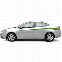Kit de Vinilo de Franjas Laterales Decoradas para Dodge Dart 2013+_3