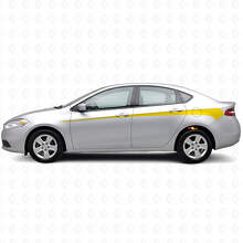 Kit de Vinilo de Franjas Laterales Decoradas para Dodge Dart 2013+_5