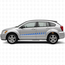 Kit de Calcomanías de Vinilo de Franjas Laterales Estilo Estroboscópico para Dodge Caliber 2007+_2
