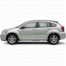 Kit de Calcomanías de Vinilo de Franjas Laterales Estilo Estroboscópico para Dodge Caliber 2007+_3