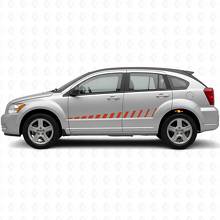 Kit de Calcomanías de Vinilo de Franjas Laterales Estilo Estroboscópico para Dodge Caliber 2007+_4