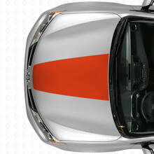 Calcomanía de vinilo para capó en negro para Toyota RAV4 2013+_4