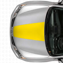 Calcomanía de vinilo para capó en negro para Toyota RAV4 2013+_5