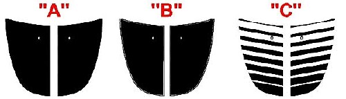 Kit de rayas opacas para capó de Dodge Dart de 2013 y posteriores