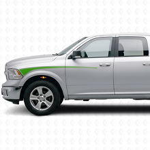 Kit de vinilos de tiras contorneadas para guardabarros delantero y puerta para Dodge Ram 2009+_3